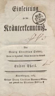 Einleitung zu der Kräuterkenntniß […]