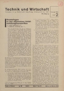 Technik und Wirtschaft, Heft 2