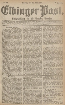 Elbinger Post, Nr.67 Sonntag 19 März 1876, 3 Jh