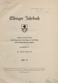 Elbinger Jahrbuch, 1941, H.16