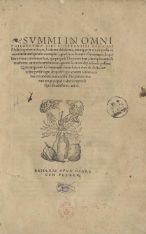 Svmmi in omni philosophia viri Constantini Africani medici operum reliqua [...]