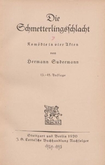 Die Schmetterlingsschlacht