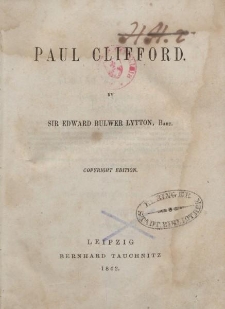 Paul Clifford