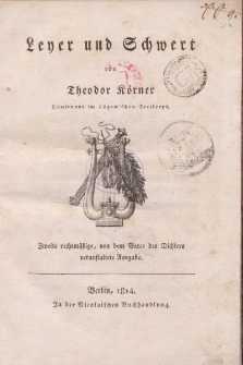 Leyer und Schwert […]