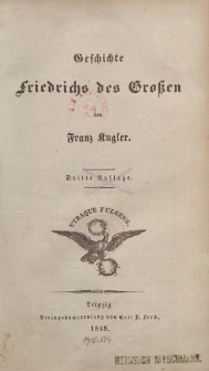 Geschichte Friedrichs des Großen