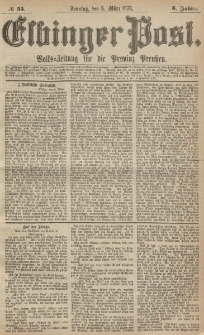 Elbinger Post, Nr.55 Sonntag 5 März 1876, 3 Jh
