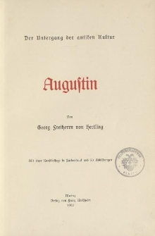 Weltgeschichte in Karakterbilder. Augustin […]