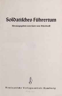 Soldatisches Führertum