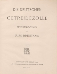 Die deutschen Getreidezölle […]