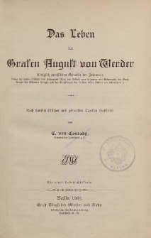 Das Leben des Grafen August von Werder […]