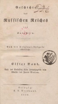 Karamsin&rsquo;s Geschichte des Russischen Reiches [&hellip;] Elfter Band
