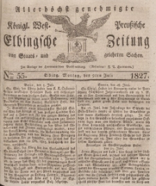 Elbingsche Zeitung, No. 55 Montag, 9 Juli 1827