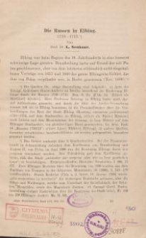 Die Russen in Elbing : 1710-1713