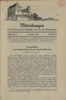 Mitteilungen des Vereins für die Geschichte von Ost- und Westpreußen. Jahrgang 12, Nummer 3