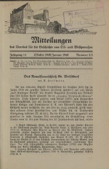 Mitteilungen des Vereins für die Geschichte von Ost- und Westpreußen. Jahrgang 14, Nummer 2/3