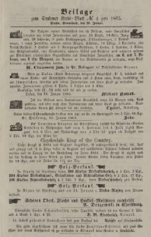 Beilage zum Stuhmer Kreis-Blatt No.4 pro 1865