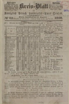 Kreis - Blatt des Königlich Preuß. Landraths - Amts Stuhm, 15. Jahrgang, No.52
