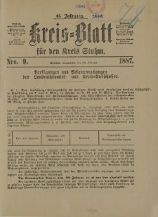 Kreis - Blatt für den Kreis Stuhm, 44. Jahrgang, No.9