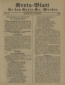 Kreis - Blatt für den Kreis Gr. Werder, 1928, Nr.53