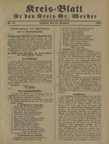 Kreis - Blatt für den Kreis Gr. Werder, 1928, Nr.53