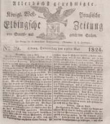 Elbingsche Zeitung, No. 39 Donnerstag, 13 Mai 1824