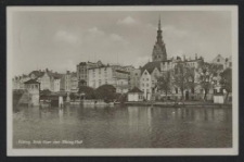 Elbing. Blick über den Elbing - Fluß (Elbląg. Widok na rzekę Elbląg) - pocztówka