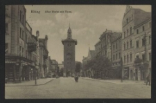 Elbing. Alter Markt mit Turm (Elbląg. Stary Rynek z wieżą) - pocztówka