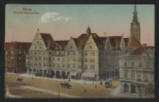 Elbing. Friedrich - Wilhelm - Platz (Elbląg. Plac Fryderyka Wilhelma ) - pocztówka