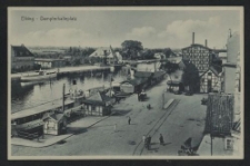 Elbing. Dampferhalteplatz (Elbląg. Przystań parowców) - pocztówka