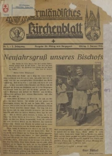 Ermländisches Kirchenblatt. Ausgabe für Elbing und Umgegend, 7. Jahrgang, Nr.1-52