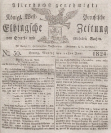 Elbingsche Zeitung, No. 50 Montag, 21 Juni 1824