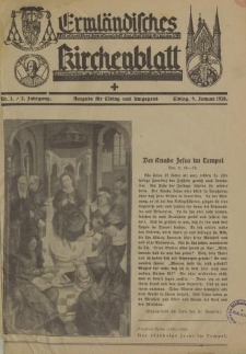 Ermländisches Kirchenblatt. Ausgabe für Elbing und Umgegend, 7. Jahrgang, Nr.2