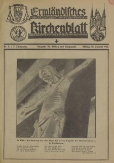 Ermländisches Kirchenblatt. Ausgabe für Elbing und Umgegend, 7. Jahrgang, Nr.5