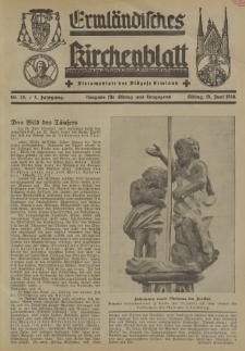 Ermländisches Kirchenblatt. Ausgabe für Elbing und Umgegend, 7. Jahrgang, Nr.25