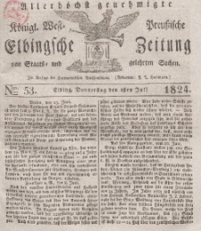 Elbingsche Zeitung, No. 53 Donnerstag, 1 Juli 1824