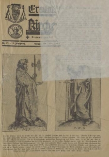 Ermländisches Kirchenblatt. Ausgabe für Elbing und Umgegend, 7. Jahrgang, Nr.43