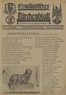 Ermländisches Kirchenblatt. Ausgabe für Elbing und Umgegend, 7. Jahrgang, Nr.48