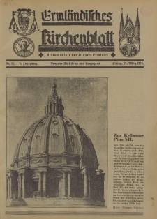 Ermländisches Kirchenblatt. Ausgabe für Elbing und Umgegend, 8. Jahrgang, Nr.12