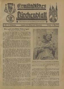 Ermländisches Kirchenblatt. Ausgabe für Elbing und Umgegend, 8. Jahrgang, Nr.20