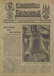 Ermländisches Kirchenblatt. Ausgabe für Elbing und Umgegend, 8. Jahrgang, Nr.24