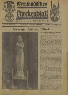 Ermländisches Kirchenblatt. Ausgabe für Elbing und Umgegend, 8. Jahrgang, Nr.43