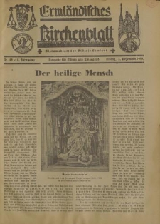 Ermländisches Kirchenblatt. Ausgabe für Elbing und Umgegend, 8. Jahrgang, Nr.49