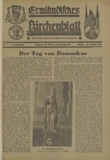 Ermländisches Kirchenblatt. Ausgabe für Elbing und Umgegend, 9. Jahrgang, Nr.3