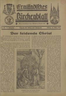 Ermländisches Kirchenblatt. Ausgabe für Elbing und Umgegend, 9. Jahrgang, Nr.10