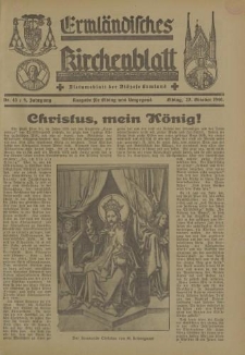 Ermländisches Kirchenblatt. Ausgabe für Elbing und Umgegend, 9.Jahrgang, Nr.43