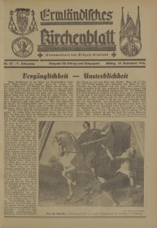 Ermländisches Kirchenblatt. Ausgabe für Elbing und Umgegend, 9.Jahrgang, Nr.45