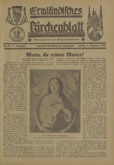 Ermländisches Kirchenblatt. Ausgabe für Elbing und Umgegend, 9.Jahrgang, Nr.49