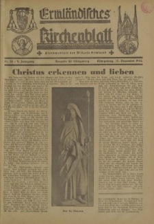 Ermländisches Kirchenblatt. Ausgabe für Königsberg, 9. Jahrgang, Nr.50