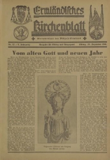 Ermländisches Kirchenblatt. Ausgabe für Elbing und Umgegend, 9.Jahrgang, Nr.52