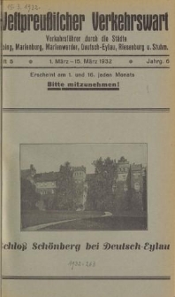 Westpreußischer Verkehrswart, Jahrg. 6, Heft 5